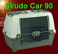 Hunde Transportbox 🐶 SKUDO CAR 90 🐶 Urlaub Reise Flugbox Hundebox