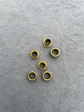 Vintage guitar brass bushings set of 6 - 6 mm to 7,2 mm - Höfner Framus Hoyer