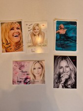 Helene Fischer Konvolut (8 St.) Autogrammkarten Original Signiert / Sammlungsauf