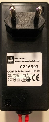 Correx fremdstrom anode - up, 19