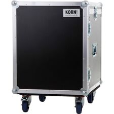 KORN Case Winkelrack 10+2 HE / 12 HE tief mit Rollen Casebau | Neu