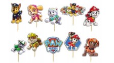 Tortenstecker  Paw Patrol Topper Set 10 Stk Geburstag Torten Deko Kuchen Junge