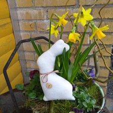 Hase , Stoffhase, Osterdeko