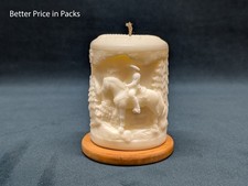 Cowboy Reiten Pferd geformte