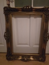 Großer antiker Prunkrahmen Barockrahmen mit  Schnitzereien