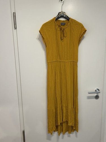 Kleid damen gelb senfgelb - kleid,