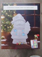 4 x Porzellan Weihnachtsmann