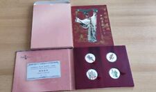 * China 4 x 10 Yuan 2002 Silber /Farbe * (4 x 1 Oz.)* Peking Opera  (Ki.20)