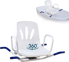Mobiclinic drehbarer Badewannensitz 360° mit Armlehnen & Rückenlehne Senioren