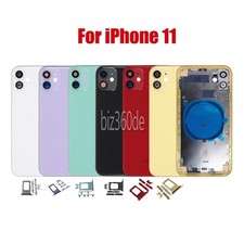für iPhone 11 Backcover Gehäuse Rückseite mit Rahmen Staubdichtung vormontiert