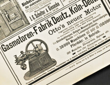 Original historische Reklame 