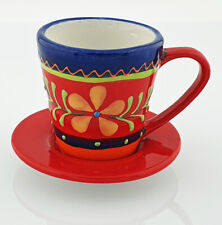 Mediterrane Espressotasse mit