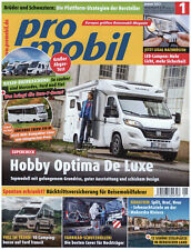 pro mobil 1/2023  Hobby Optima 10 Campingbusse auf Ford Transit Concorde Credo