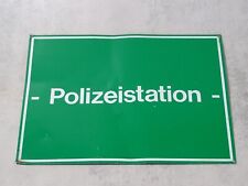 DDR Schild - Polizeistation