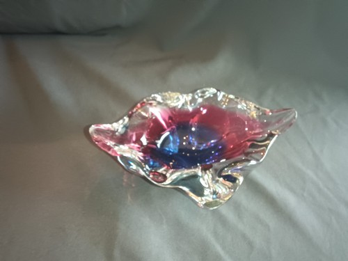 Schwere glas schale bohemia - schwere,