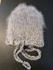 LANGHAAR MOHAIR BALACLAVA STURMHAUBE closed thick handmade brushed NEU 3