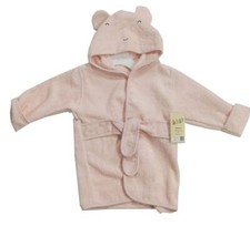 Baby Bademantel rosa Maus