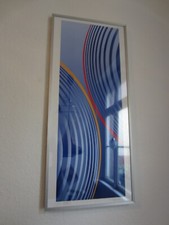 Lithographie handsigniert nummeriert Friedrich Geiler Geometrische Komposition