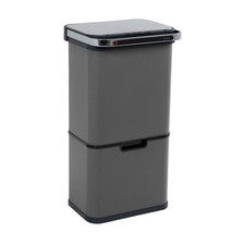 B-Ware SVITA Sensor-Mülleimer 60L mit Ozon-Sterilisation Aktivkohle-Filter Grau