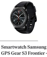 Samsung Gear S3 Frontier Smartwatch, Android, Schwarz