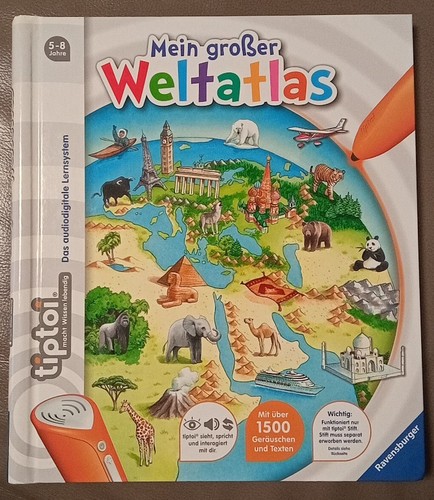 Tiptoi mein großer weltatlas - tiptoi,