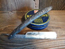 Rasiermesser Ledergriff Jugendstil alt antik Barbier Friseur Rasur