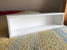 Wandregal Paidi, Holz, weiß,  70 cm breit