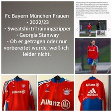 Fc Bayern München Damen Frauen Sweatshirt Training Matchworn Matchprepared  Fcb