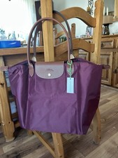 Leichte Nylon-Shopper Tasche im französischen Stil, faltbar