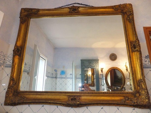 Gold holz facettenschliff glas - gold,