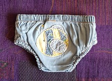 NEXT England MODE süße BABY Jeans Windelhose Hösschen Pants 50/56 Fisch Hose NEU