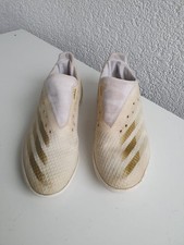 Adidas X Ghosted.3 In Jr. White gold metallic melange - ungetragen. Hallenschuhe