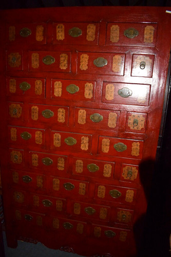 Schrank,China,Ulmenholz,Metall