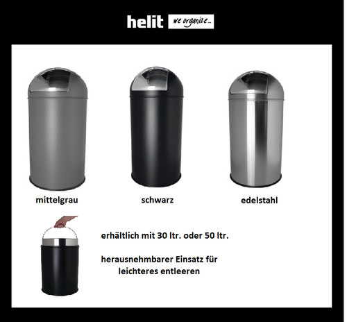 Abfallbehälter mit - ,