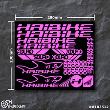 Haibike V2 Stickersatz Pink |
