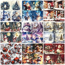 3D 4er-Set Weihnachten