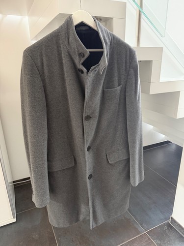 Wollmantel grau herren - grau,