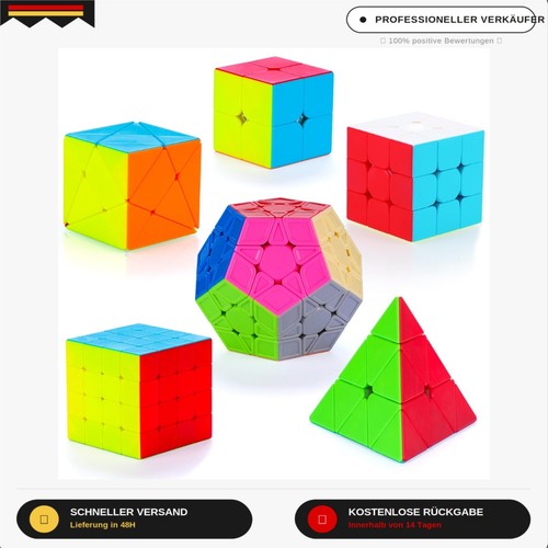 Magic cube set pieces speed - cube, 6