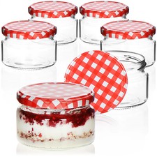 6x Einmachgläser mit