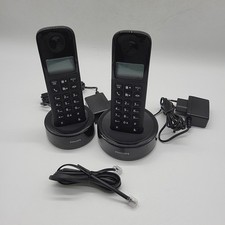 Philips Schnurloses Telefon D1602B/01 Duo - DECT Telefon 2 Stück - Haustelefon m