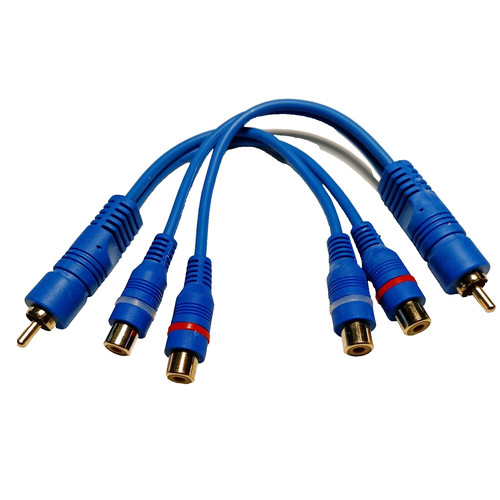 2stück rca cinch splitter - cinch, y
