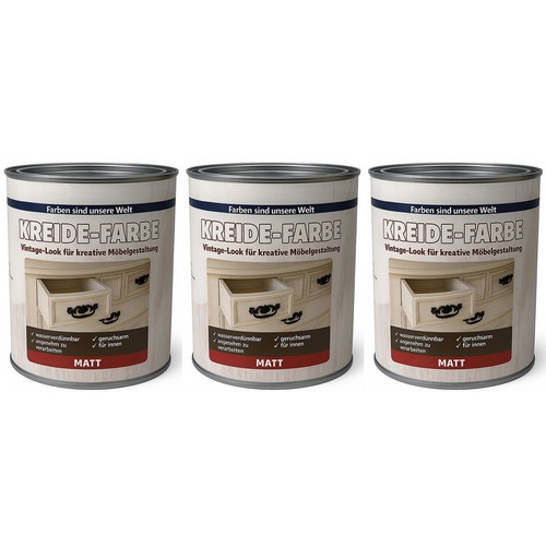 Kreidefarbe holz grau 750ml - holz,