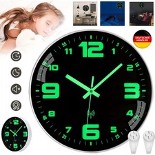 Leuchtende wanduhr leise - 30, cm