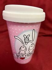 Mea-Living:  Coffee to Go Kaffeebecher "Best Friends" aus Porzellan