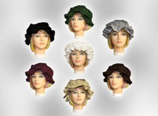 Haube Hellbraun Mittelalter Larp Kappe Kopfbedeckung Theater