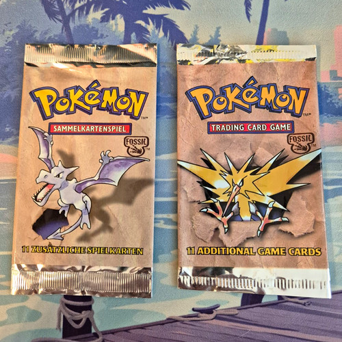 Pokemon fossil booster pack - pokemon,