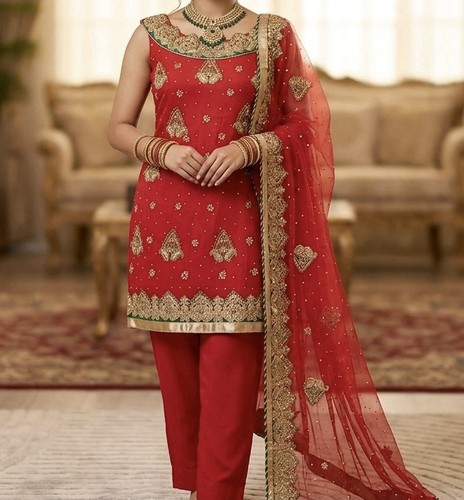 3pcs red green - &, indian