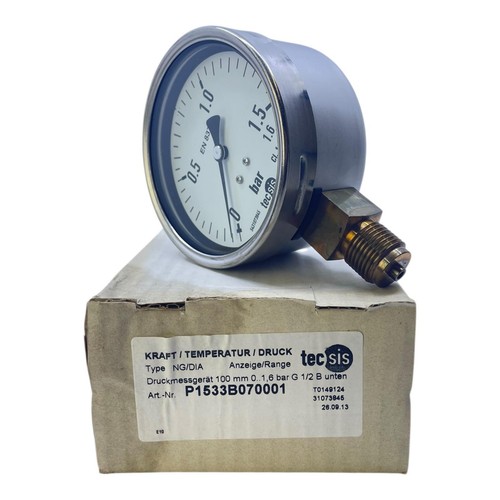 Tecsis manometer 1 6bar - manometer, 0-1,5/1,6bar