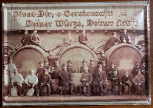 Landskron brauerei blechschild - brauerei,