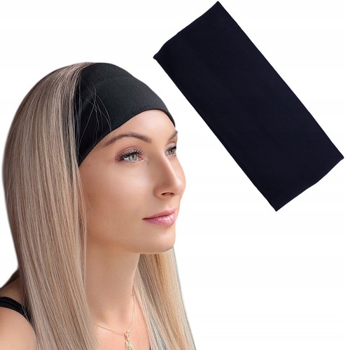 Schwarzes breites stirnband - breites,